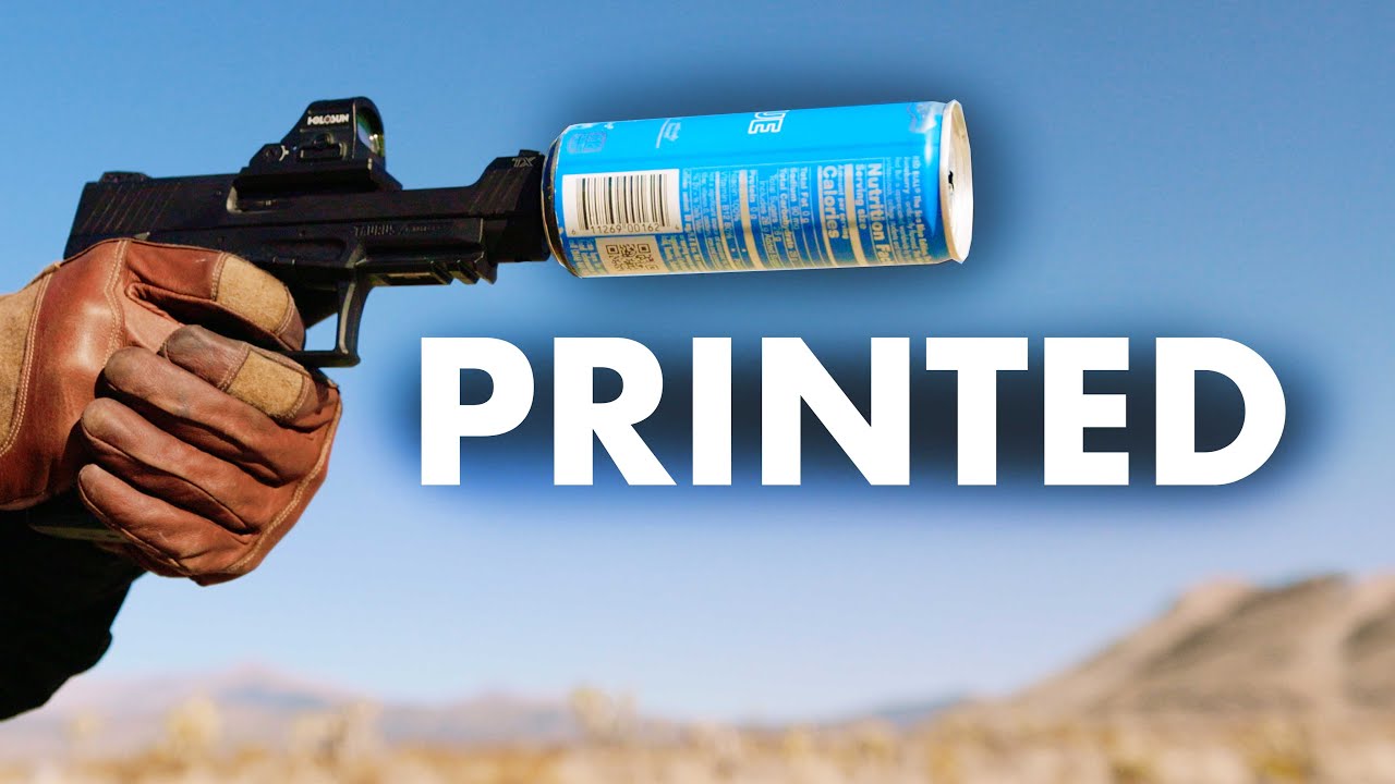 Red Bull Can PLA Suppressor!