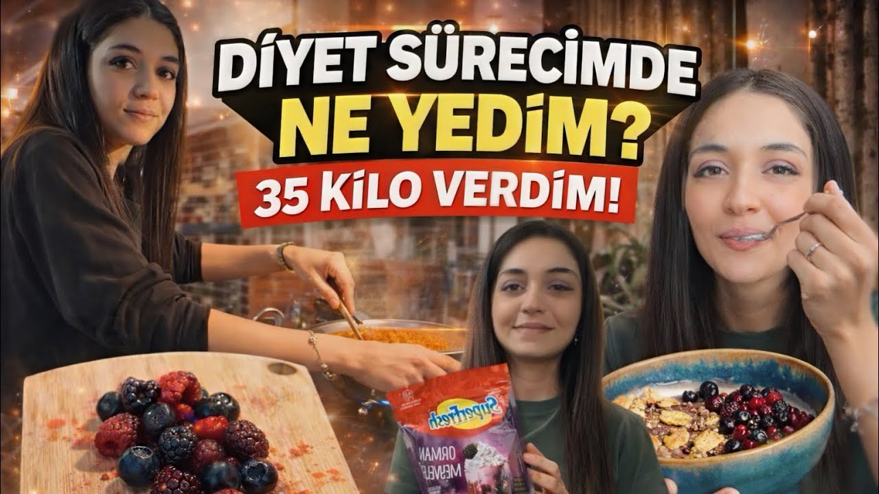 Kilo Verirken Ne Yedim? Diyette En Çok Tükettiğim Şeyler (Şaşırtabilir!) -35Kg