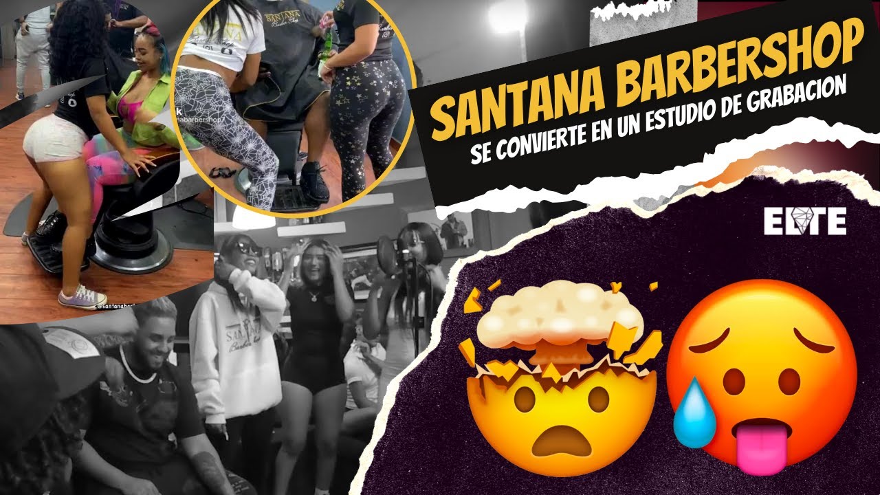QUE LOCURA EN SANTANA BARBERSHOP - LLEVAMOS EL ESTUDIO !!