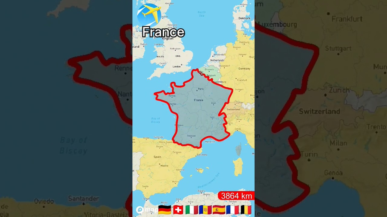 France (Paris) maps travel by car #france #shortsfeed #shorts