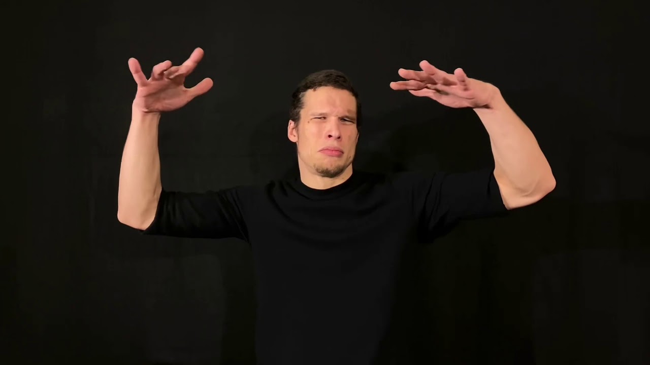 Deaf Man’s Visual Vernacular Storytelling, “CHAINSTORM”