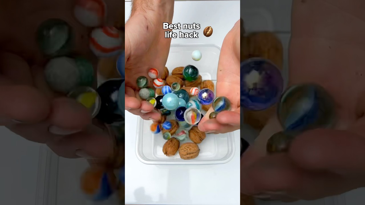 Nejrychlej&scaron;&iacute; způsob, jak si rozlousknout oř&iacute;&scaron;ky! 🥜😂