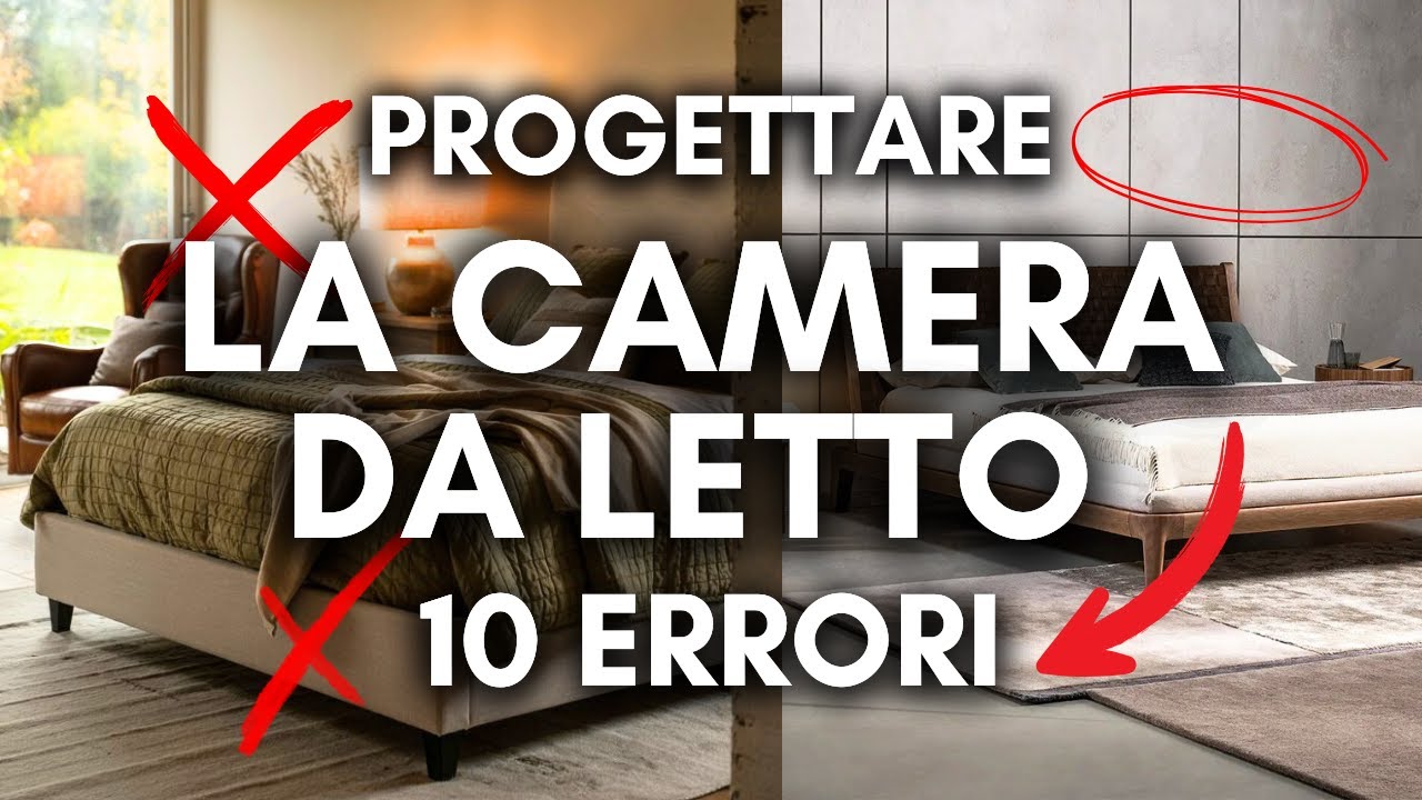 Arredare la CAMERA DA LETTO: 10 ERRORI e come evitarli!