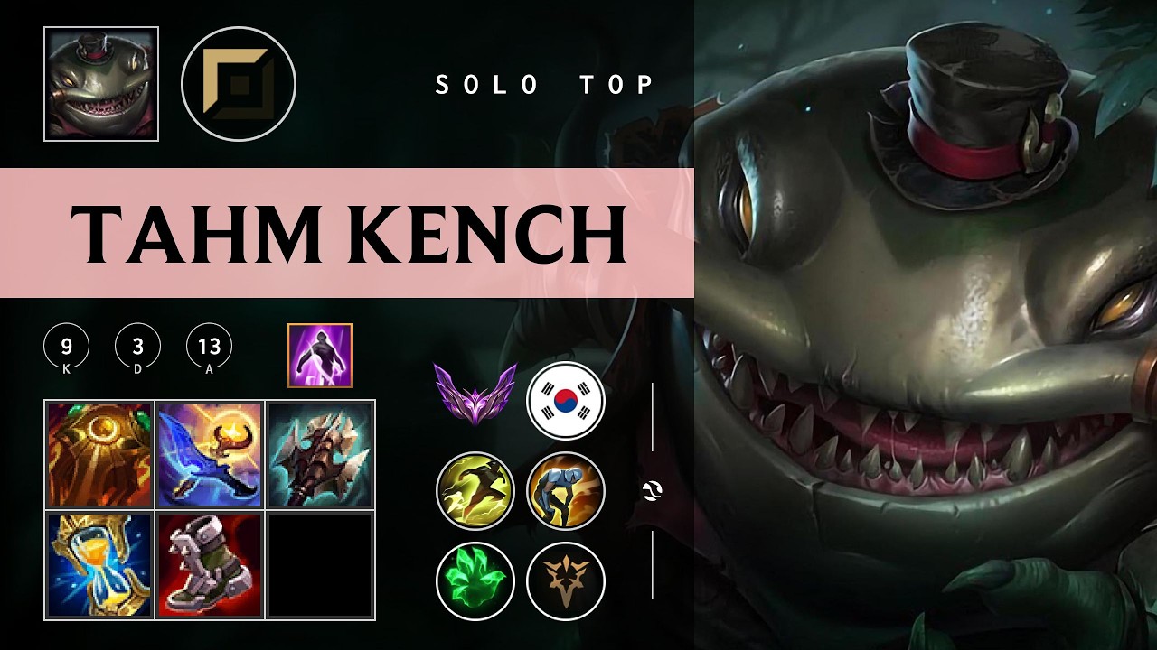 Tahm Kench Top vs Jayce - KR Master Patch 26.04