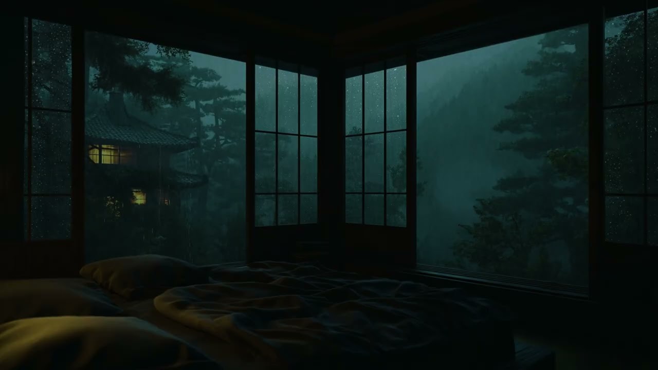8 Hours Gentle Rain Sounds 🌧 Calm Rain Ambience for Deep Sleep (No Ads)