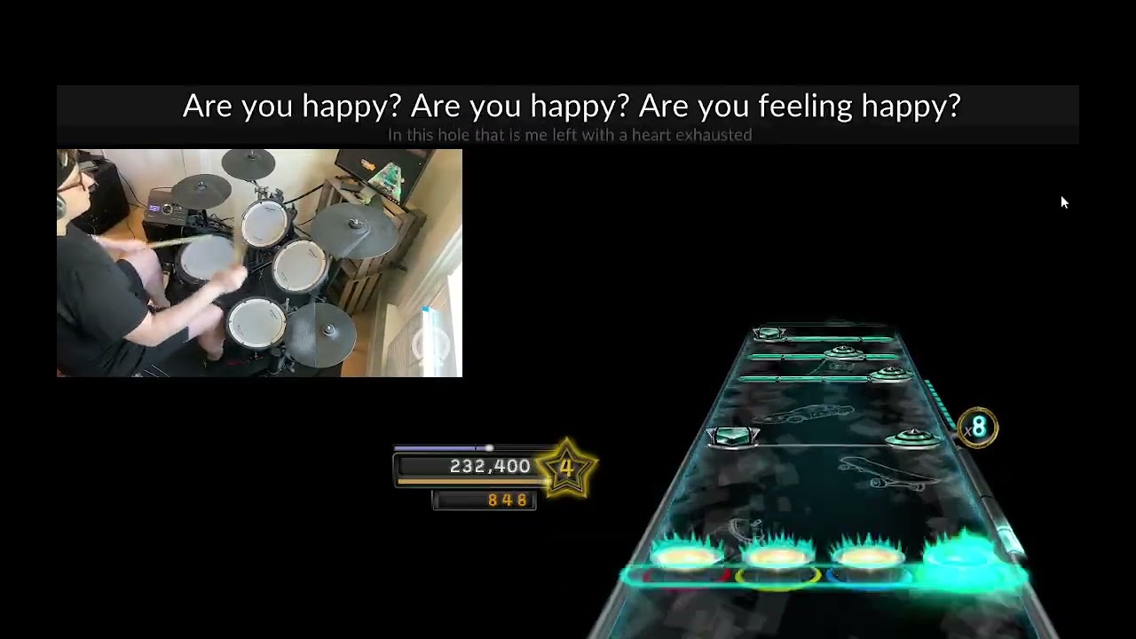 Mudvayne - Happy? (Clone Hero Expert Drums Playthrough)