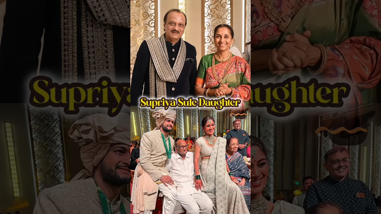 VIPs at Sharad Pawar&rsquo;s Granddaughter's Wedding! ✨#SharadPawar #RevathiSule #SupriyaSule #wedding