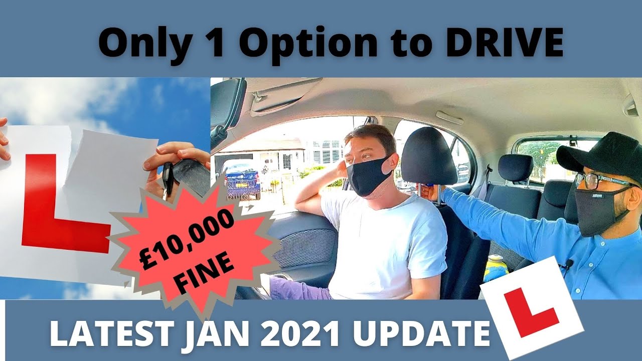 You can drive under 1 condition or get &pound;10,000 fine !
