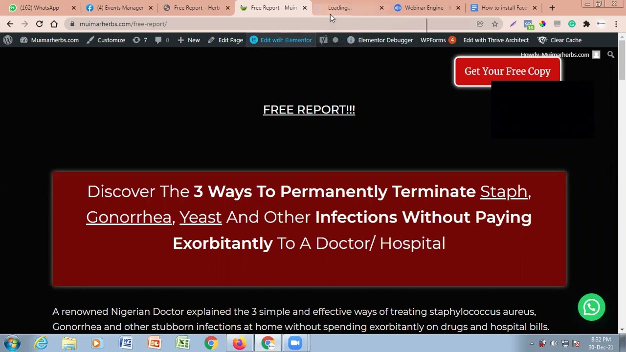 Installing Facebook Pixel Manually on Elementor