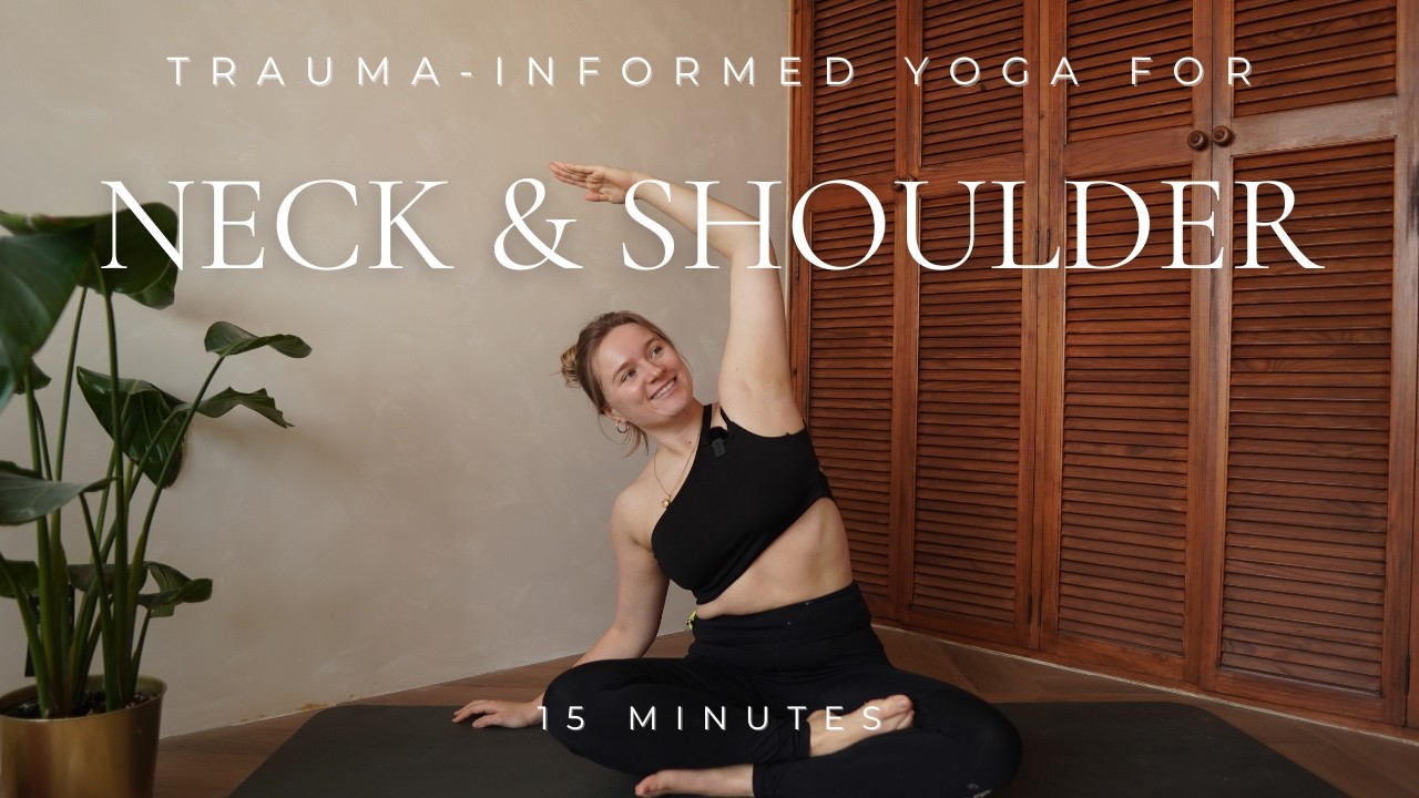 15 Min Trauma-Informed Neck & Shoulder Release | Somatic Yoga for Stress & Nervous System Reset
