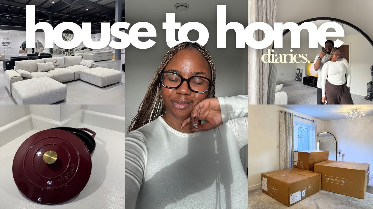 HOUSE TO HOME DIARIES: Setting up the LIVING ROOM, finding our DREAM SOFA, Showroom visit, Sofaclub