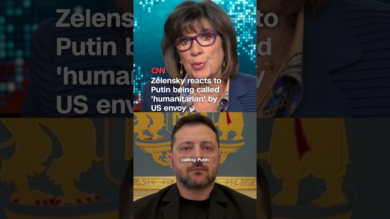Zelensky reacts to Putin being called 'humanitarian' by US envoy