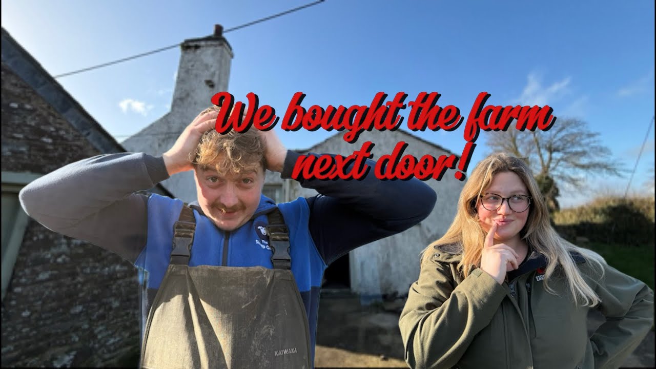 We bought the farm next door. Come along for a tour of the house and yard! 