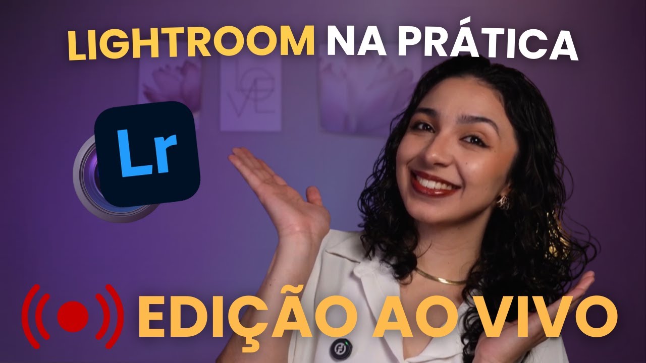 EDITANDO FOTOS AO VIVO NO LIGHTROOM + TIRANDO DÚVIDAS!!! Aprenda a edição PRÁTICA