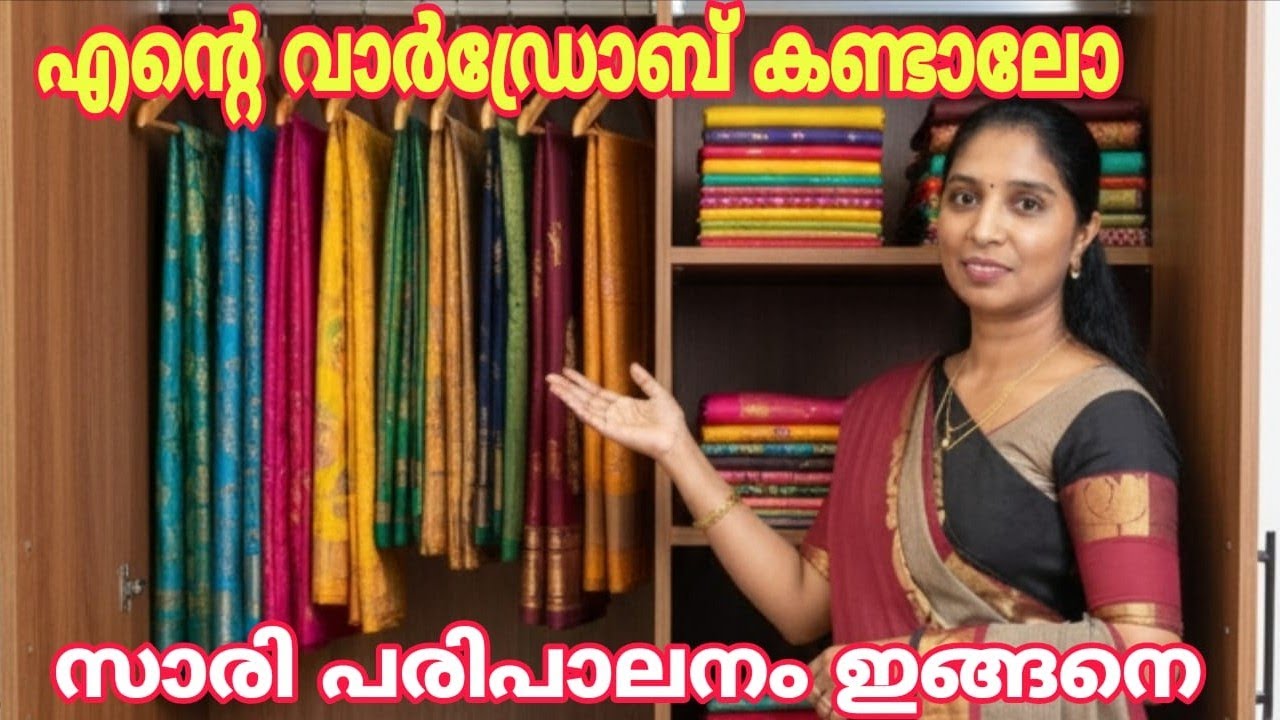 എന്റെ വാർഡ്രോബ് രഹസ്യങ്ങൾ. 🌸Saree Maintenance Secrets in israel 🤫#viralvideo #Gemini'sworld 