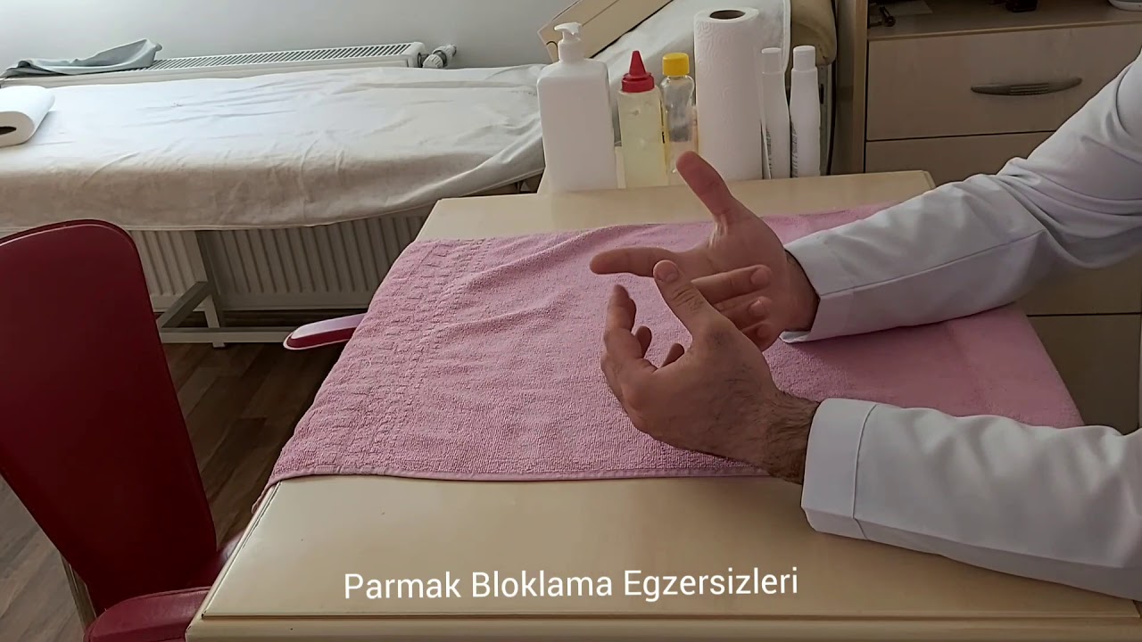 Parmak fizik tedavi egzersizleri