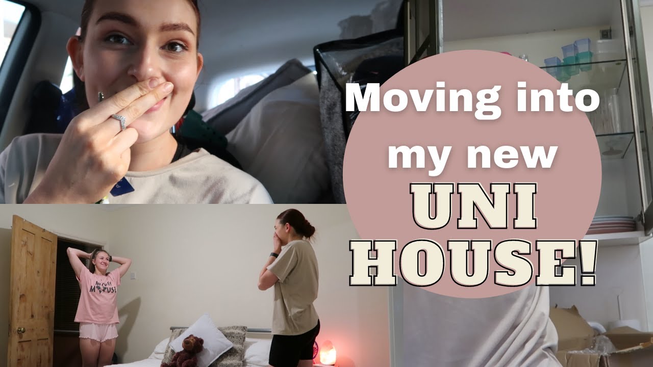 MOVING INTO MY NEW UNI HOUSE! | Ashton Faye