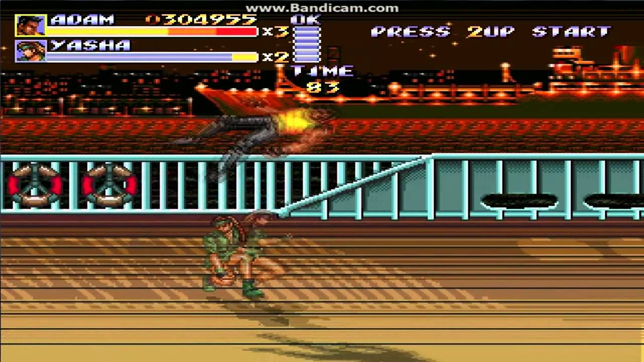 Streets of Rage Remake - SoR1 route playthrough