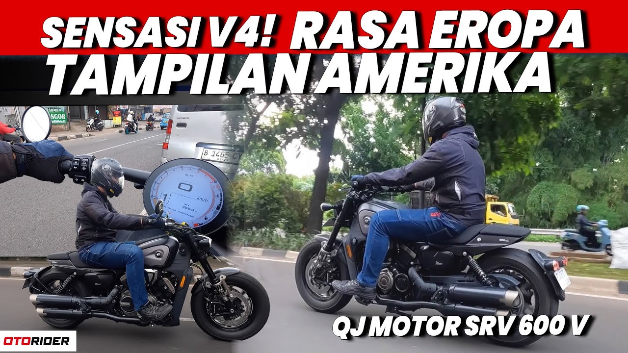 QJ Motor SRV 600 V 2025 - Test Ride Indonesia | Otorider
