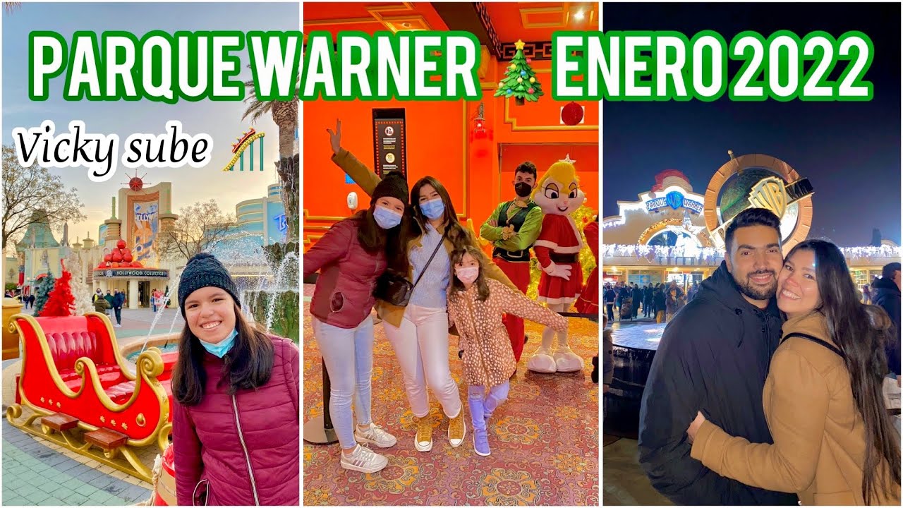 Día de Parque Warner 🎁 El increíble espectáculo de Loca Academia de Policía 👮‍♂️ Vicky sube 🎢