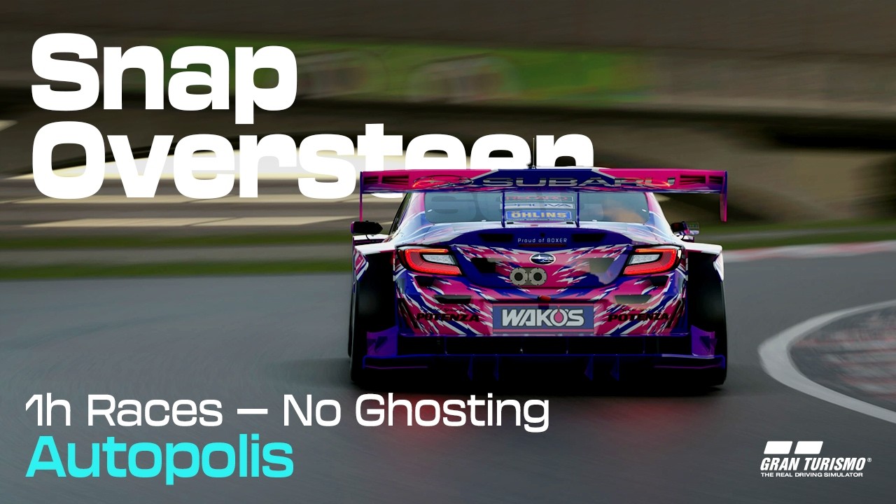 💥 Gran Turismo Live! Fighting Snap Oversteer – GT7 – Subaru BRZ – WERA Endurance Races & Dailies