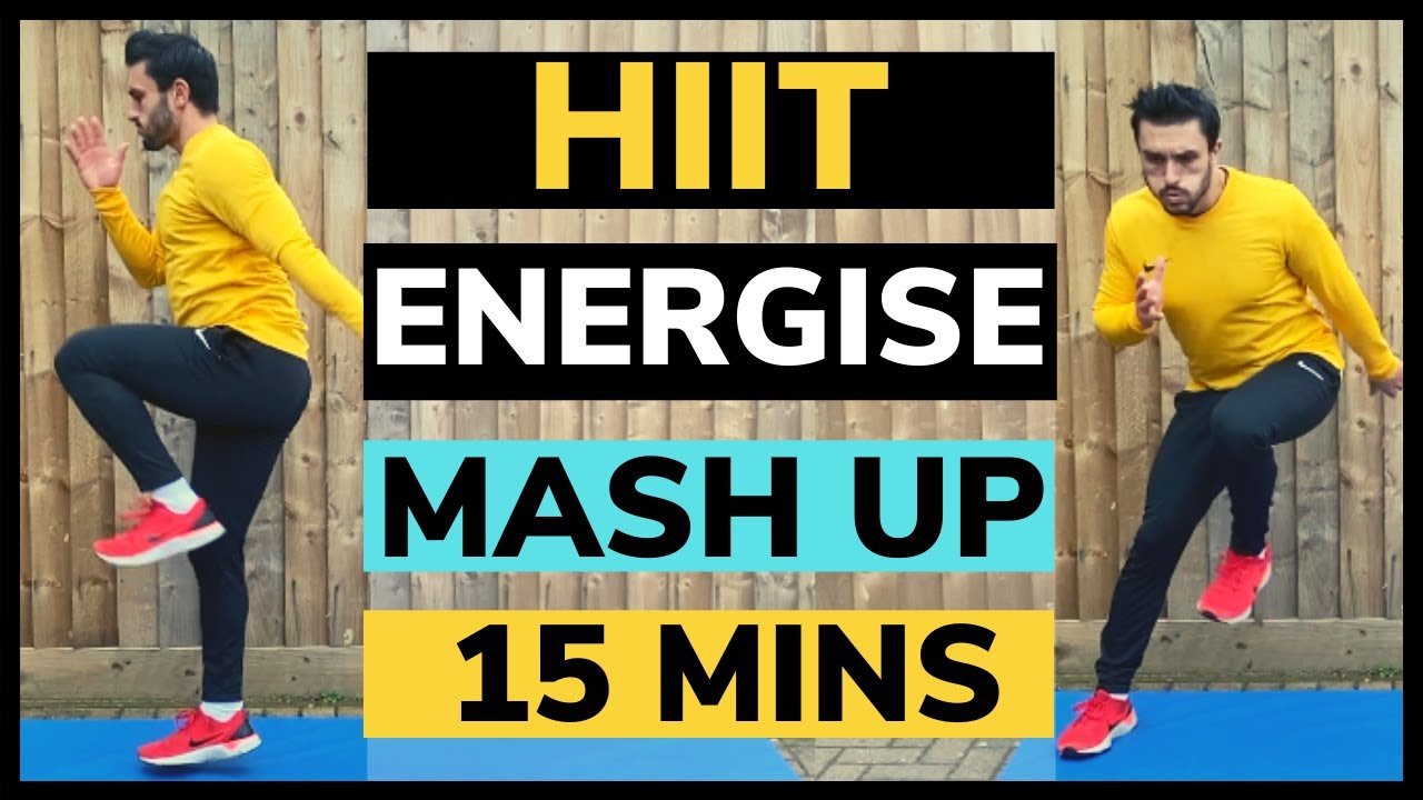 HIIT Workout No Equipment, No Repeats, No Rest // 15 Minute HIIT