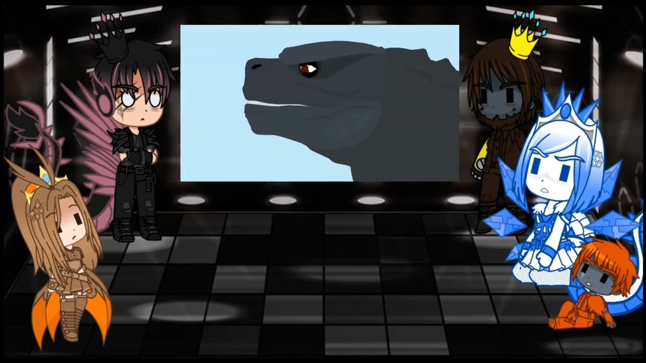 Kaijus reagindo ao Giga Chad vs Godzilla/Gacha Nebula\