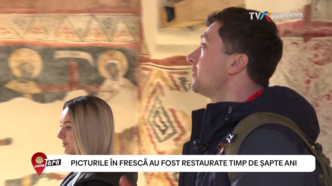 LA PAS PRIN ȚARĂ VIZITĂM BISERICA ADORMIREA MAICII DOMNULUI DIN CĂUȘENI, UNICĂ PENTRU PICTURILE SALE