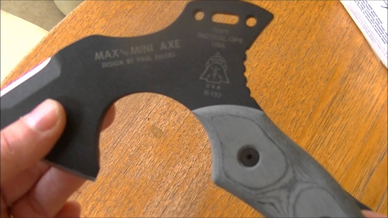 Meet Max the Mini Axe from Tops Knives