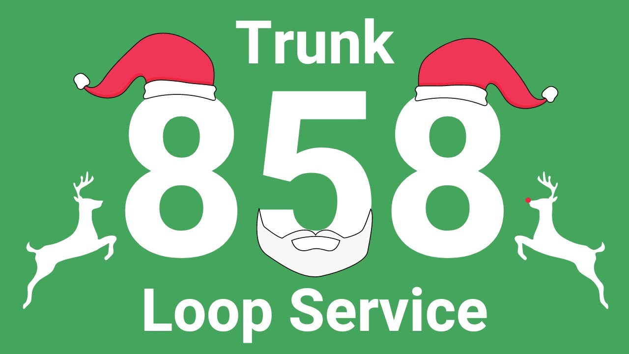 [TTS] Hyperlapse of Trunk Service 858 (Christmas Special 2021) 🎅