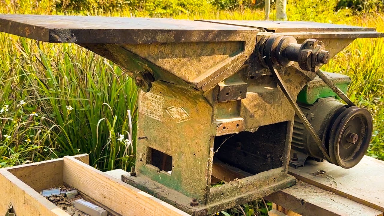 Project To Restore Old Woodworking Machines // Restore The 3 In 1 Woodworking Machine Like New