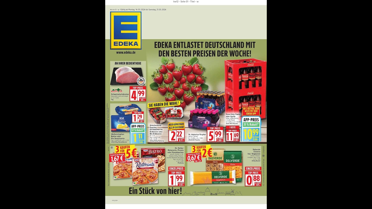 Edeka Prospekt Angebote ab 16.03.2026