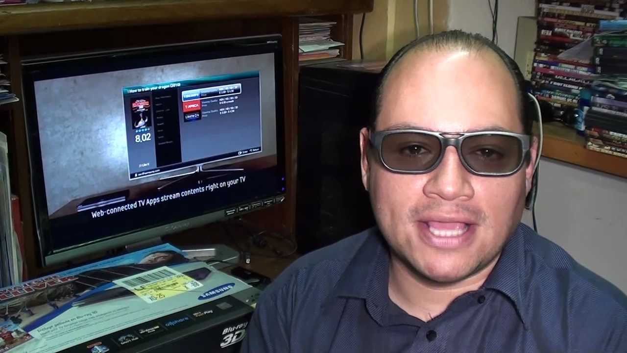 BLU-RAY 3D SAMSUNG D5500 UNBOXING