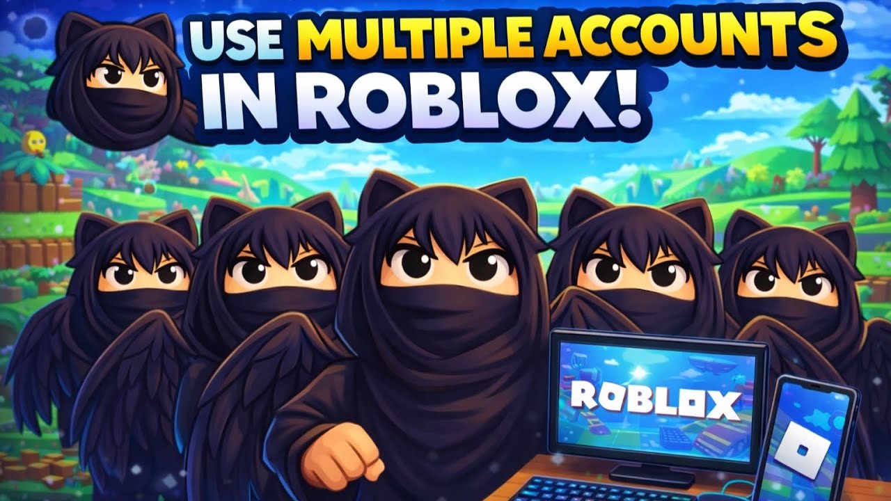 Roblox Multi Accounts Tutorial! Easiest Way