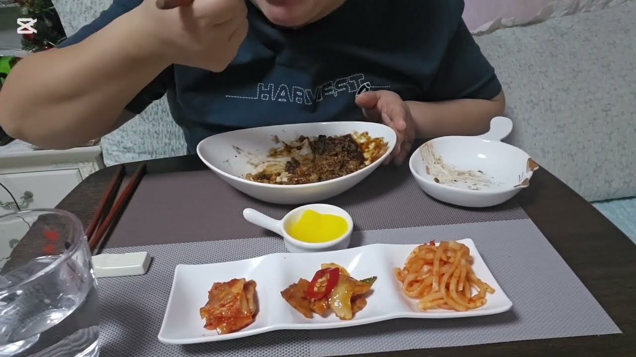  간짜장밥이 먹고 싶어 준비했어요.(ASMR)스몰먹방