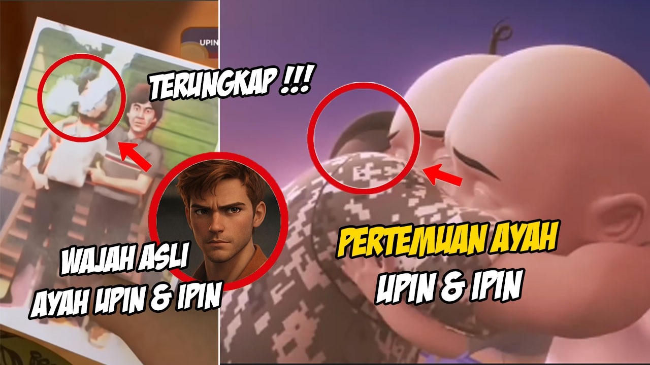 TERUNGKAP !!! Inilah Wajah Asli Ayah UPIN & IPIN!