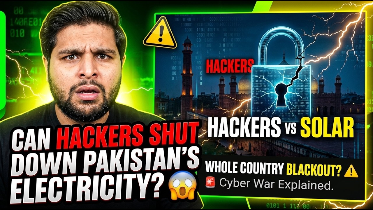 Can Hackers Shut Down Pakistan&rsquo;s Electricity 😱 Solar Panels & Cyber War Explained