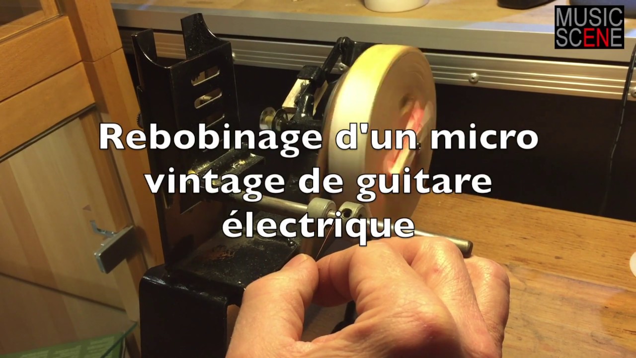 Rebobinage des micros vintage d'une guitare Hofner