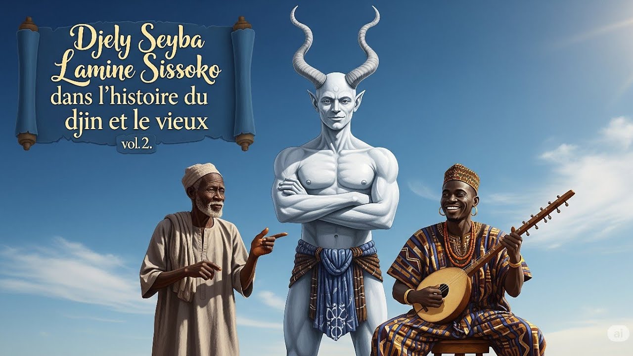 Djely Seyba Lamine Sissoko dans l’histoire du djin et le vieux pêcheur vol 2