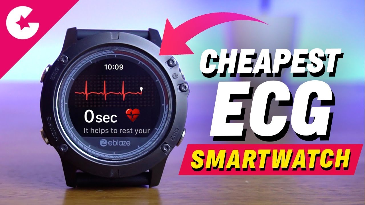 Cheapest Smartwatch With ECG - Zeblaze Vibe 3 ECG Review!!