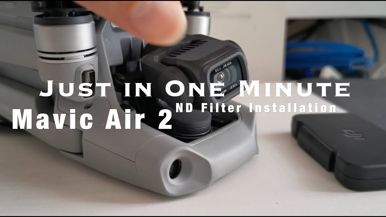 How to Install DJI Mavic Air ND Filter
