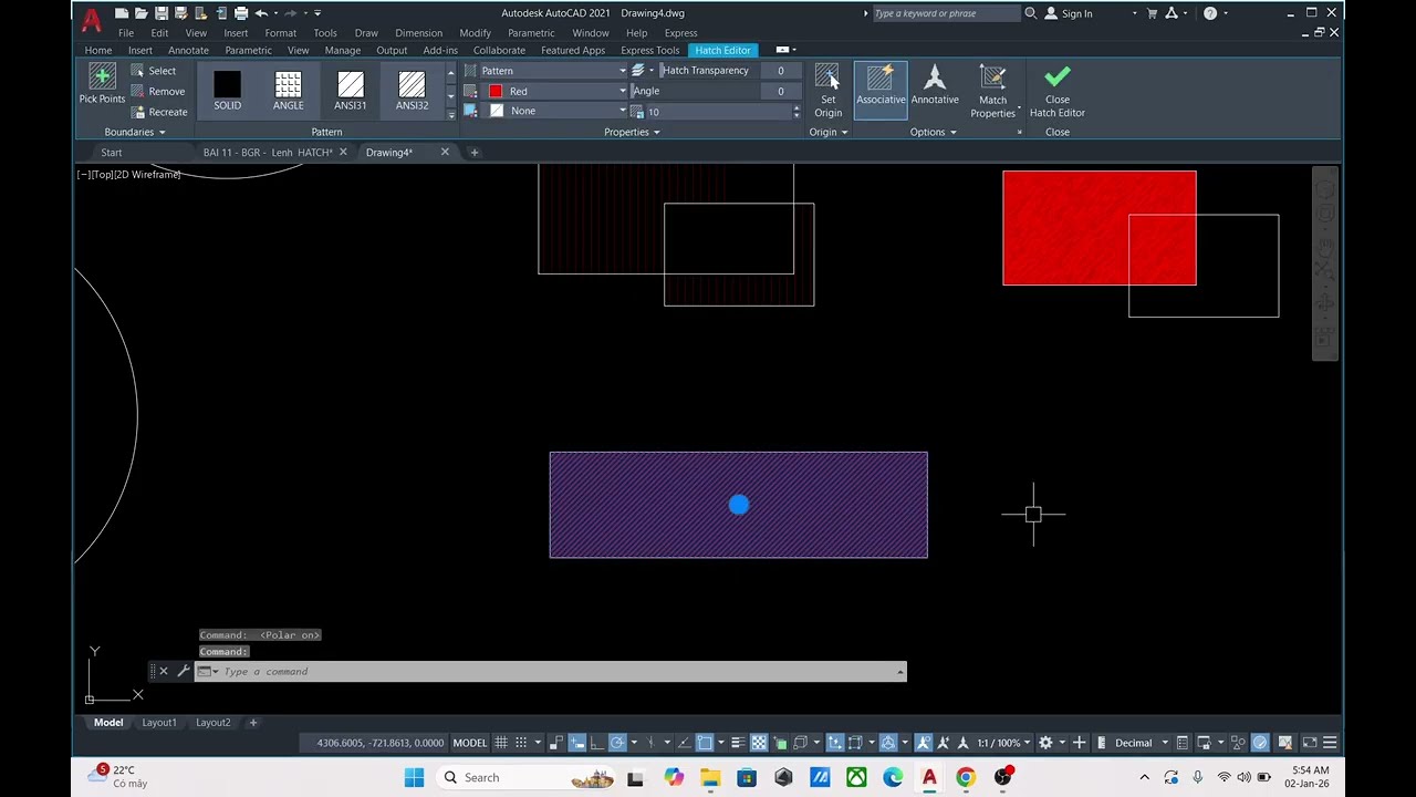 Làm Chủ AutoCAD 2D | Bài 11: Hướng Dẫn Lệnh Hatch, SuperHatch Và Thêm Mẫu Hatch Mới Vào AutoCAD