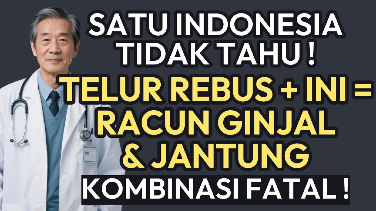 Dokter Bongkar‼️Cara Makan Telur Rebus yang BENAR untuk Lansia| Ginjal Lebih Aman, Vitalitas Terjaga