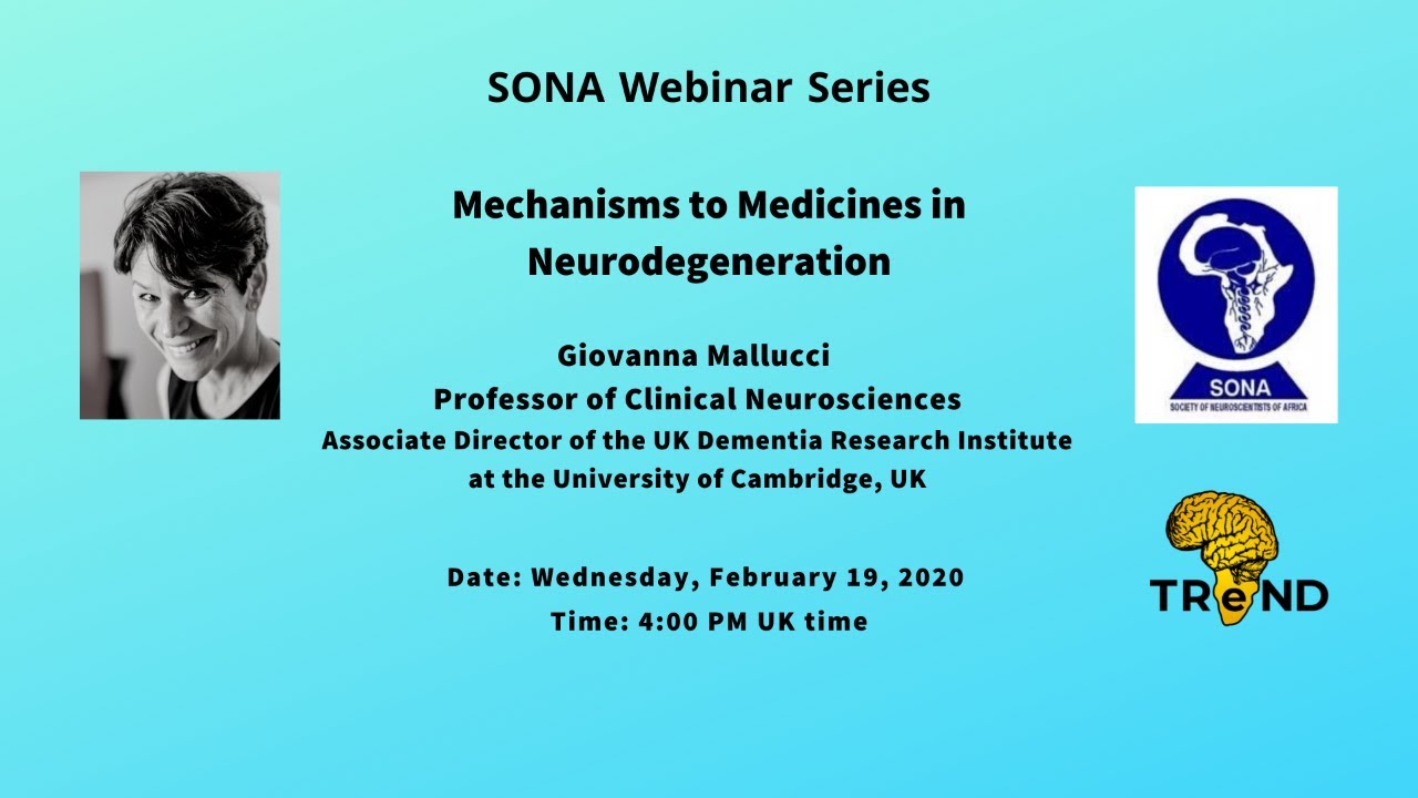 Mechanisms to Medicines in Neurodegeneration │ Prof. Giovanna Mallucci
