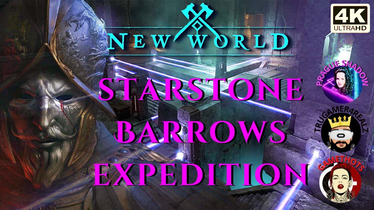 NEW WORLD - Starstone Barrows Expedition Walkthrough (4K60FPS)