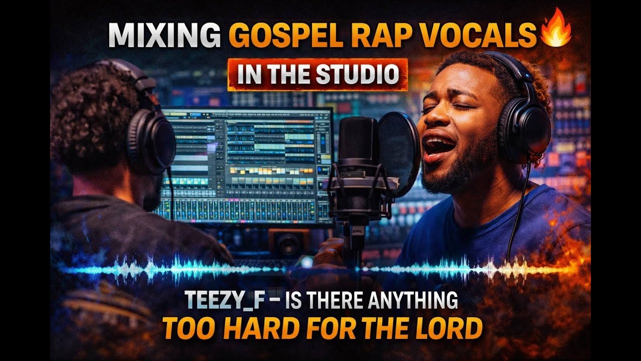 Mixing Gospel Rap Vocals Like a Pro 🔥 | Teezy_F – Is There Anything Too Hard for the Lord