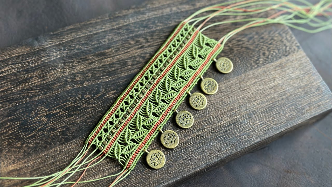 Macrame bracelet tutorial-