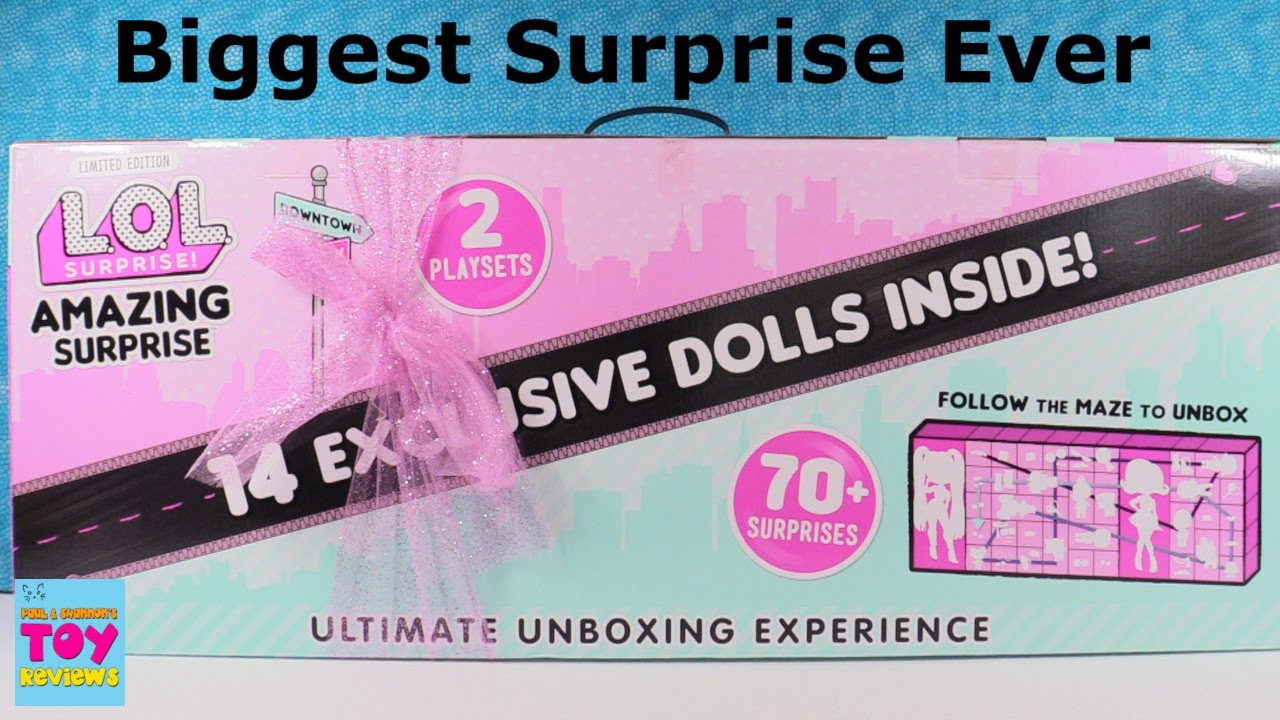 LOL Amazing Surprise OMG Doll 14 Exlusive Dolls Unboxing Toy Review | PSToyReviews