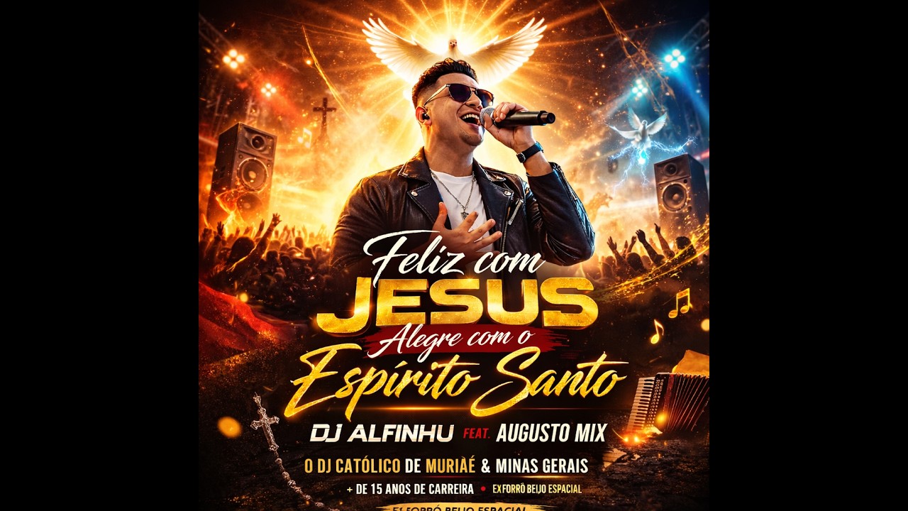 Feliz com Jesus, Alegre com o Espírito Santo (Dj Alfinhu Feat Augusto Mix)