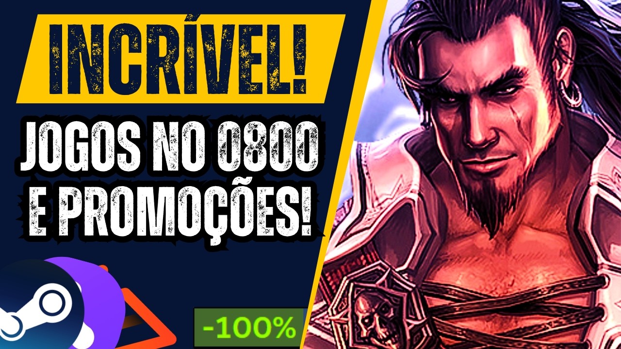 OBA! Novos jogos DE GRA&Ccedil;A no PC, PROMO&Ccedil;&Atilde;O na STEAM e novos jogos para resgate no Amazon Luna